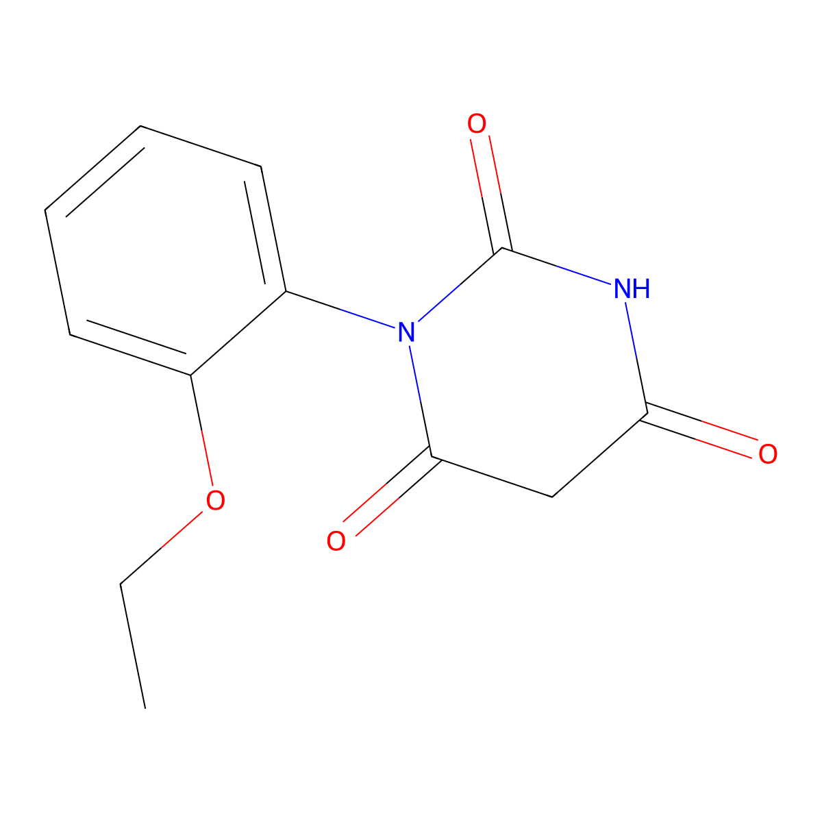 1-(2-Ethoxy-phenyl)-pyrimidine-2,4,6-trione molecular structure, CAS 857584-58-8