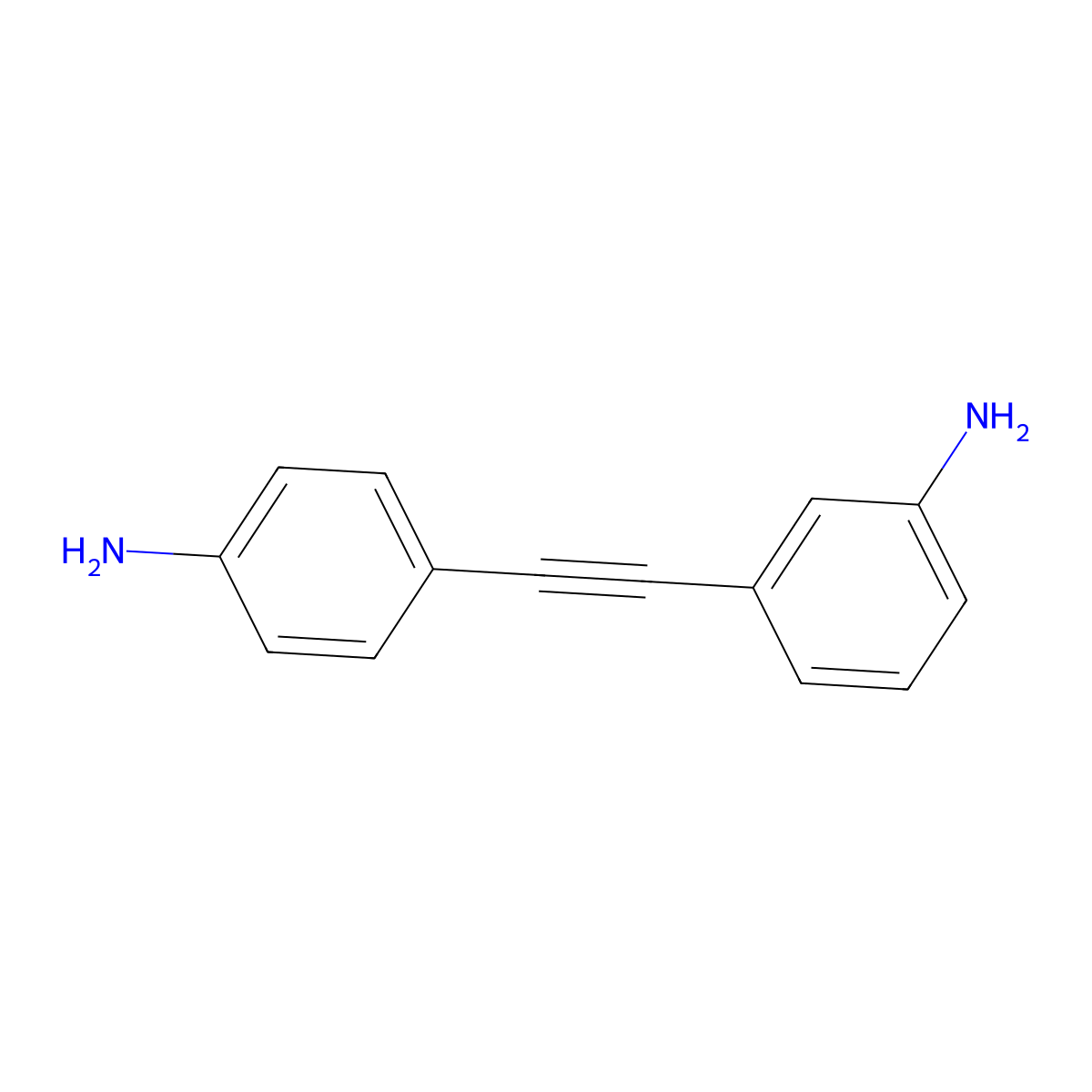 3-((4-Aminophenyl)ethynyl)aniline molecular structure, CAS 85765-60-2