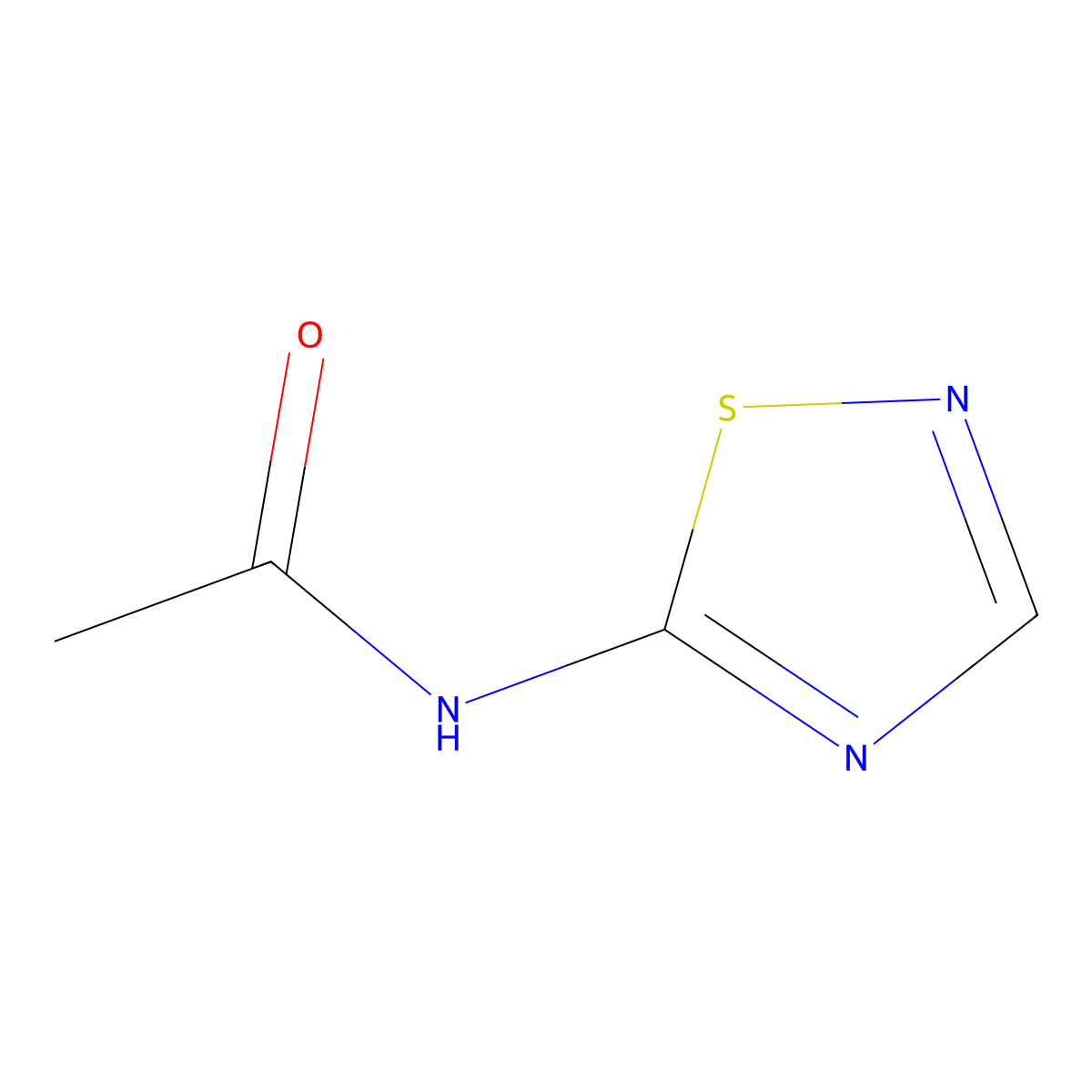N-(1,2,4-thiadiazol-5-yl)acetamide molecular structure, CAS 857749-39-4