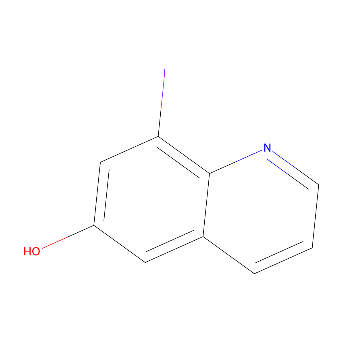 8-Iodoquinolin-6-ol molecular structure, CAS 857758-15-7