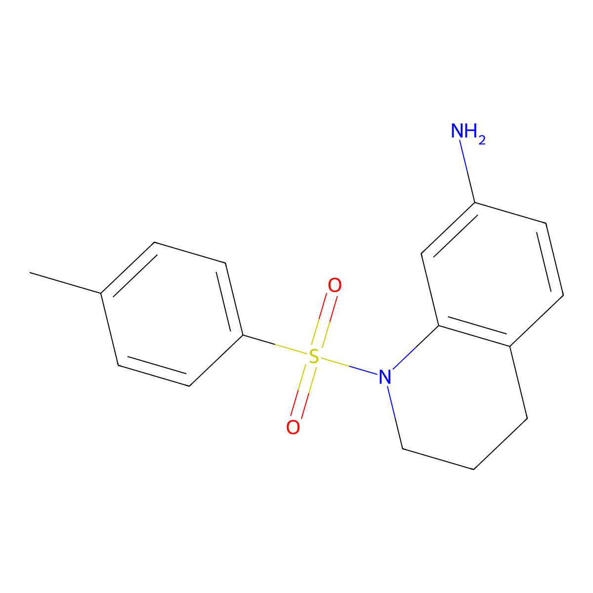 1-Tosyl-1,2,3,4-tetrahydroquinolin-7-amine molecular structure, CAS 857758-84-0