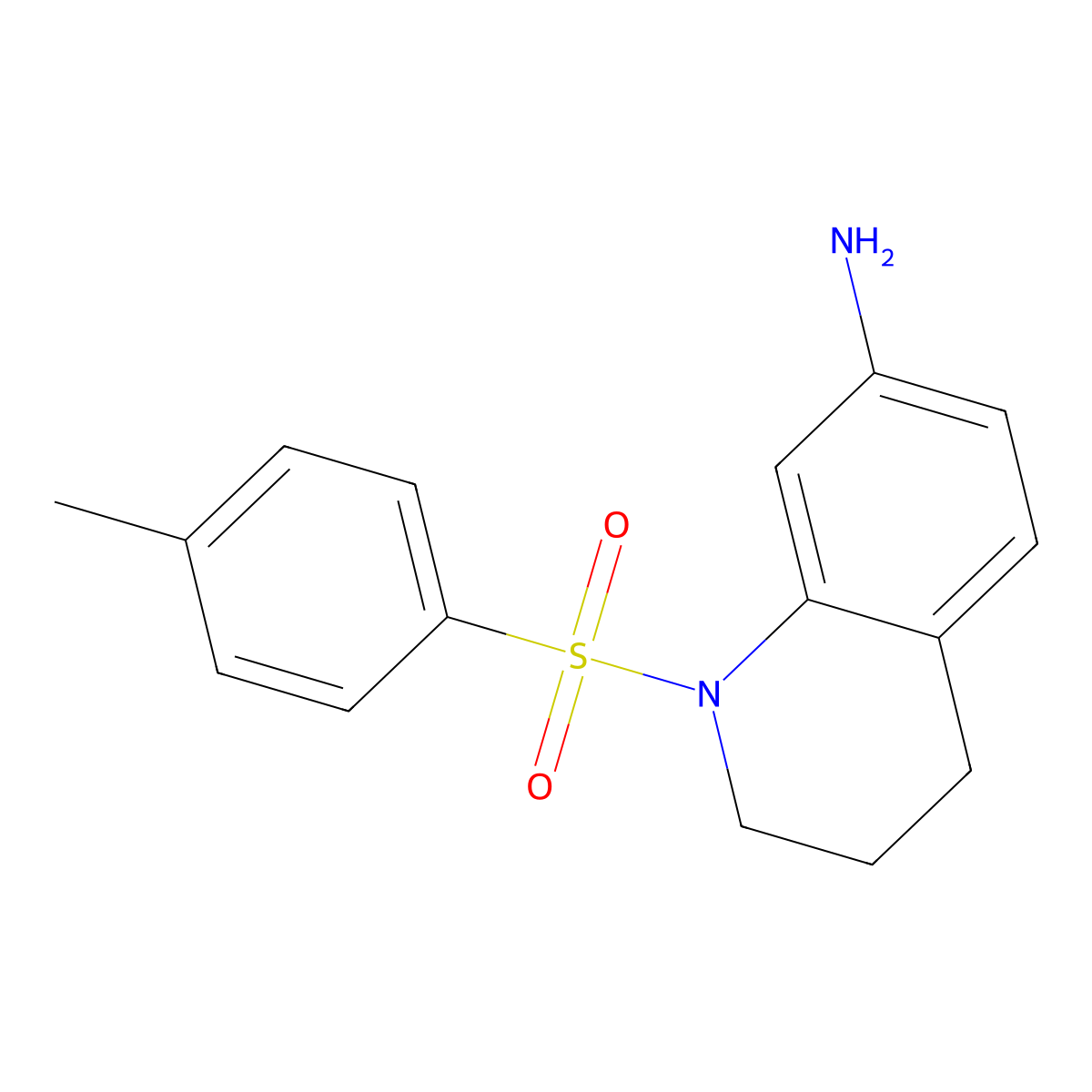 1-Tosyl-1,2,3,4-tetrahydroquinolin-7-amine molecular structure, CAS 857758-84-0