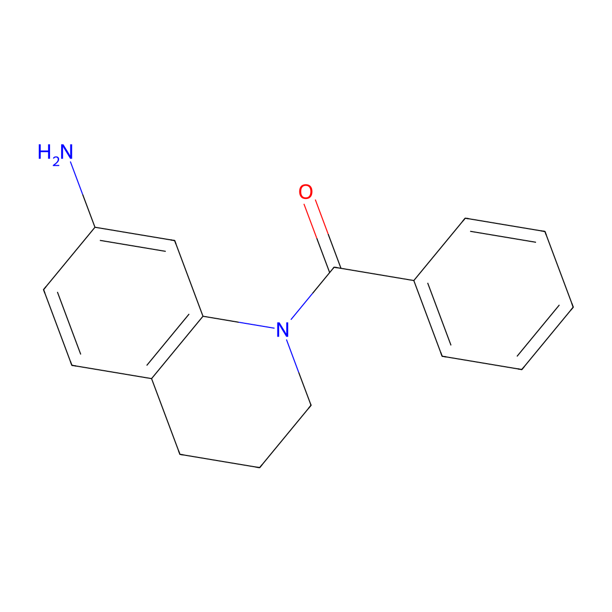 1-Benzoyl-1,2,3,4-tetrahydroquinolin-7-amine molecular structure, CAS 857759-24-1