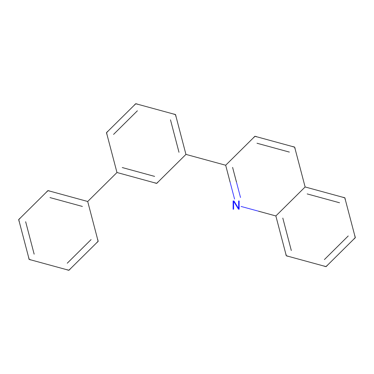2-([1,1'-Biphenyl]-3-yl)quinoline molecular structure, CAS 857763-21-4