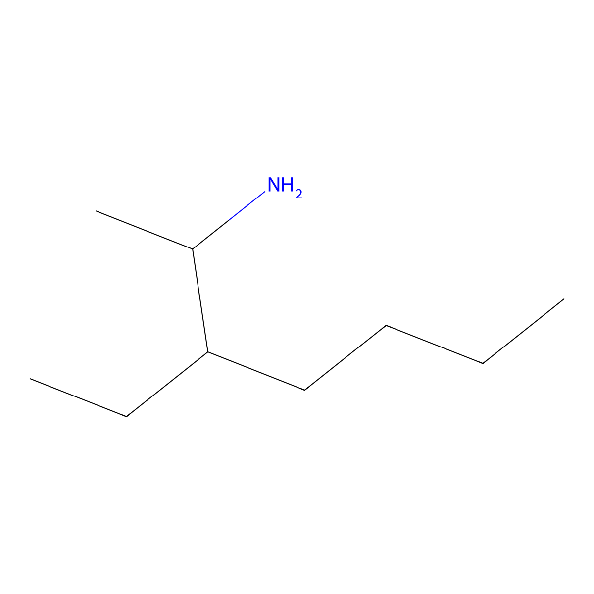 3-Ethylheptan-2-amine molecular structure, CAS 857765-39-0