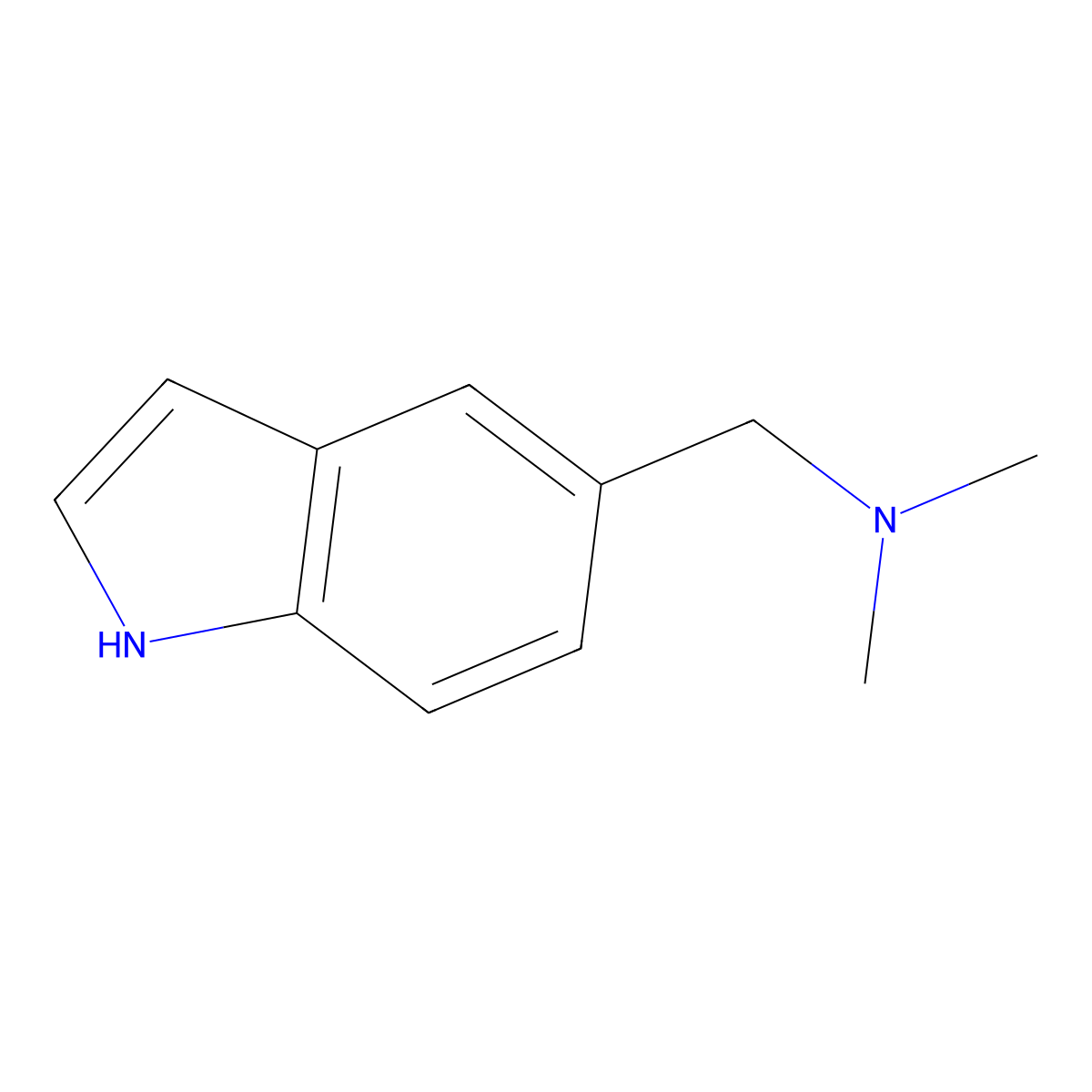 [(1H-indol-5-yl)methyl]dimethylamine molecular structure, CAS 857776-12-6