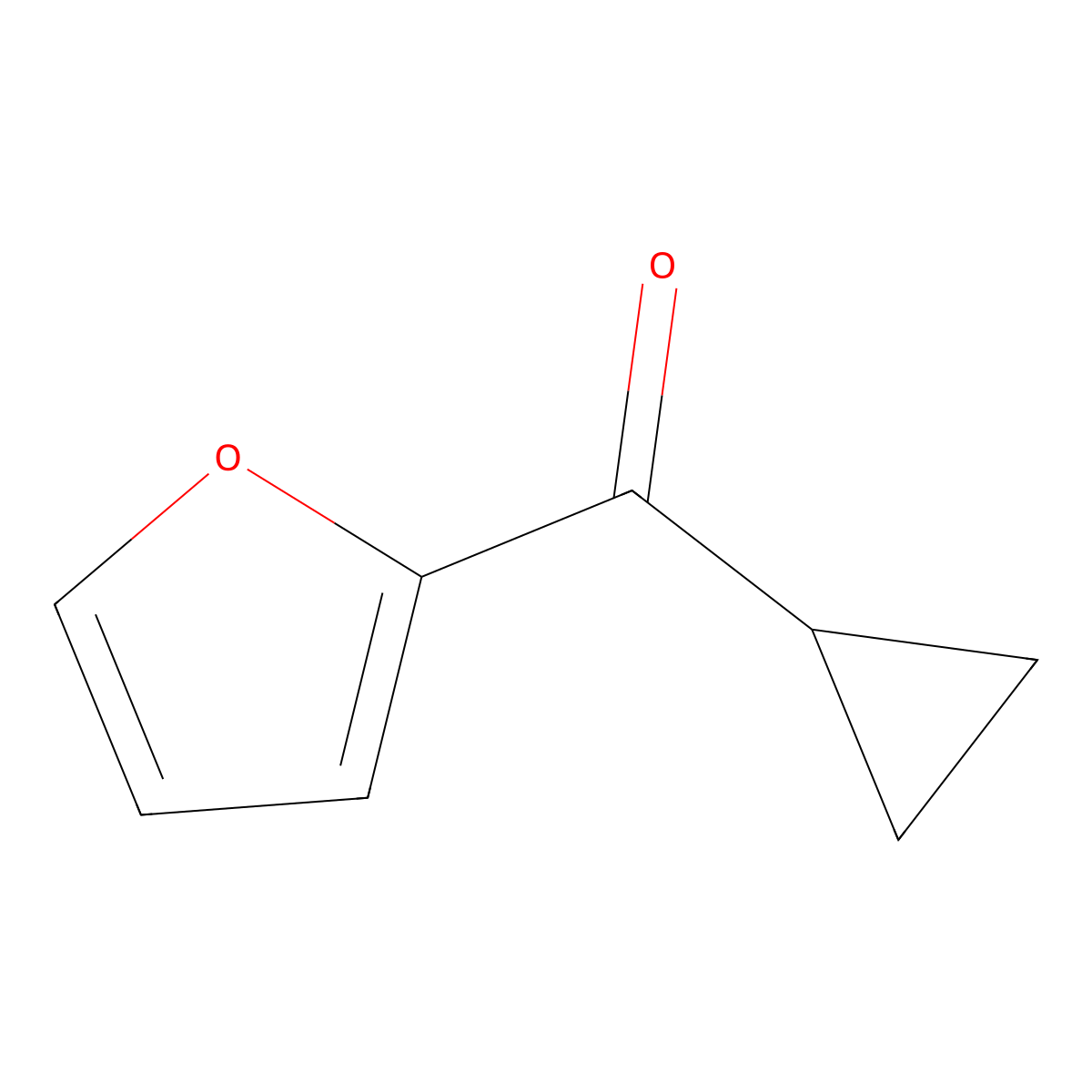 Cyclopropyl(furan-2-yl)methanone molecular structure, CAS 857798-32-4