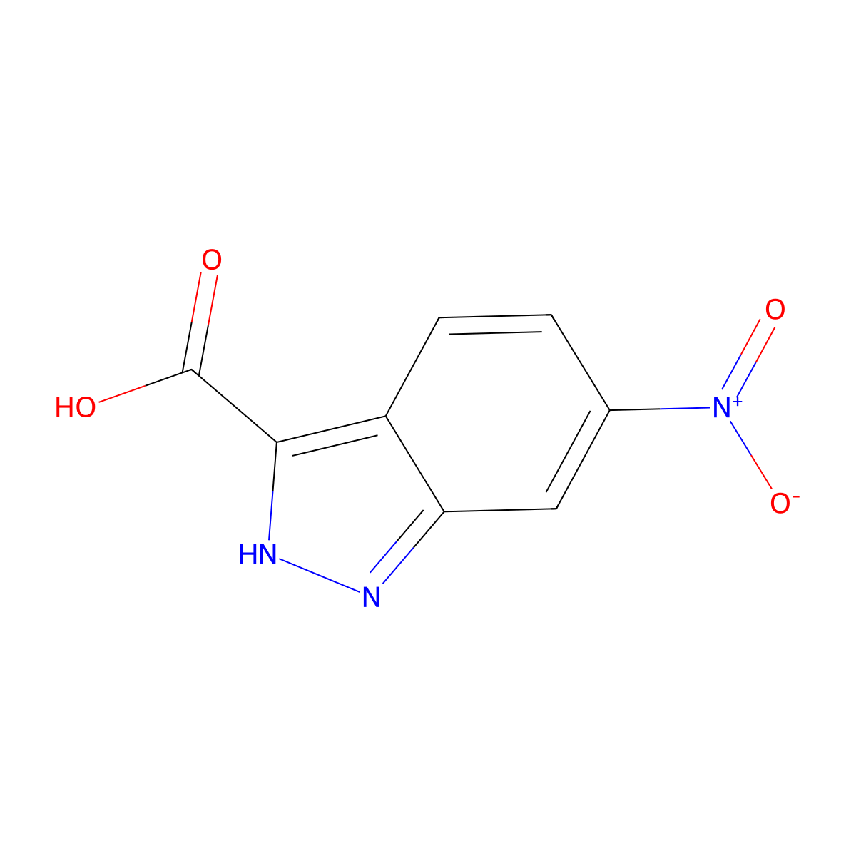 6-Nitro-1H-indazole-3-carboxylic acid molecular structure, CAS 857801-97-9
