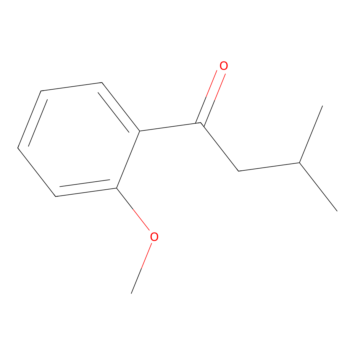 1-(2-Methoxyphenyl)-3-methylbutan-1-one molecular structure, CAS 857803-59-9