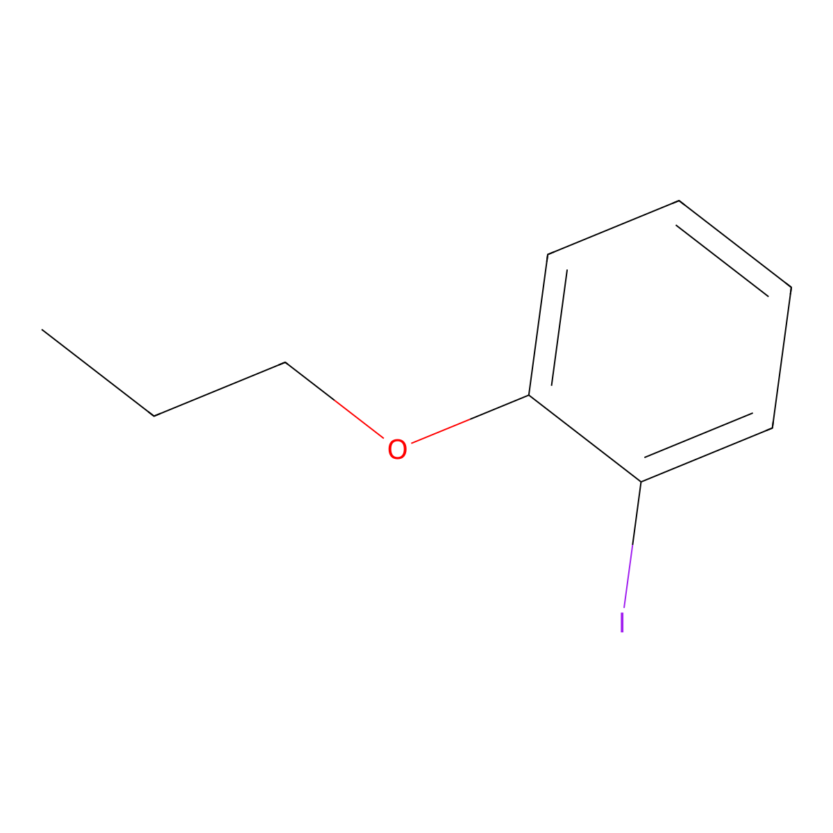 1-Iodo-2-propoxybenzene molecular structure, CAS 857825-61-7