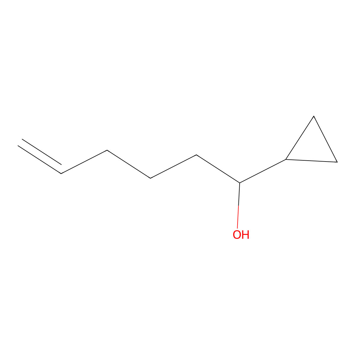 1-Cyclopropylhex-5-en-1-ol molecular structure, CAS 857859-87-1