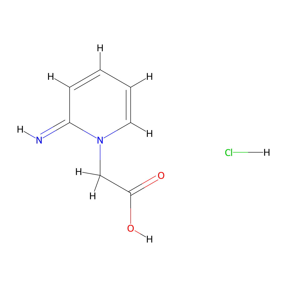 2-(2-Iminopyridin-1(2H)-yl)acetic acid hydrochloride molecular structure, CAS 857860-49-2