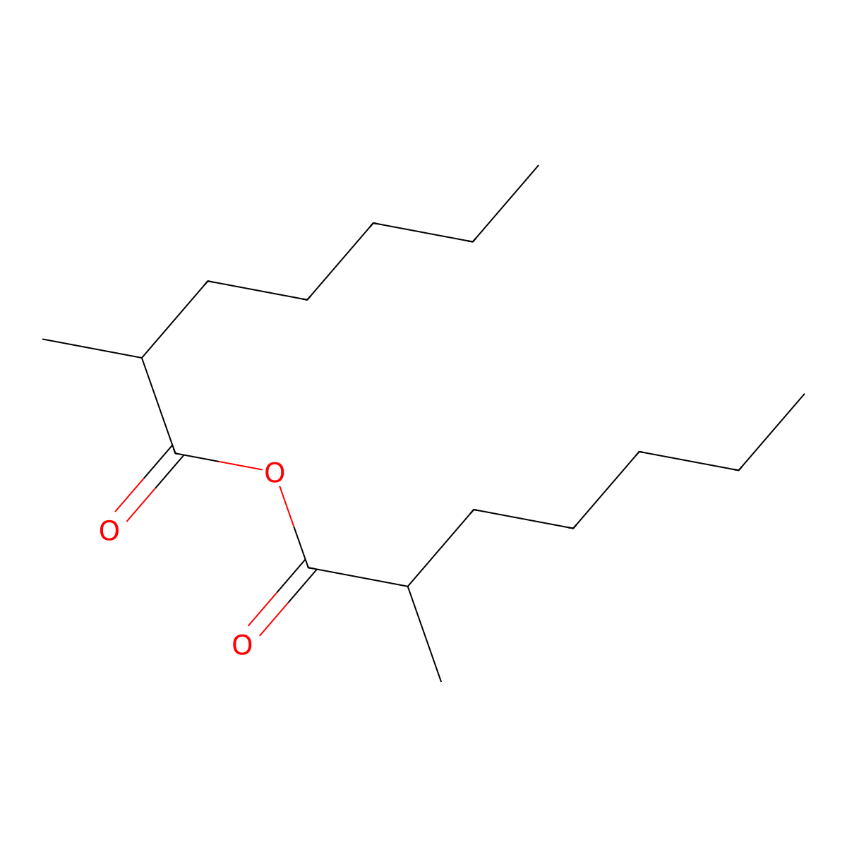 2-Methylheptanoic anhydride molecular structure, CAS 857892-87-6