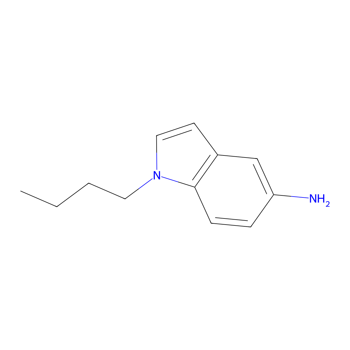 1-Butyl-1H-indol-5-amine molecular structure, CAS 857893-09-5