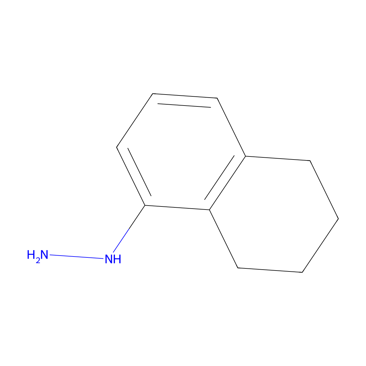 (5,6,7,8-Tetrahydronaphthalen-1-yl)hydrazine molecular structure, CAS 85790-17-6