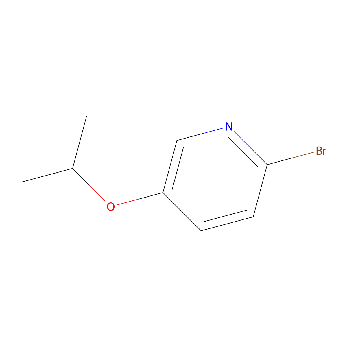 2-Bromo-5-isopropoxypyridine molecular structure, CAS 857992-23-5