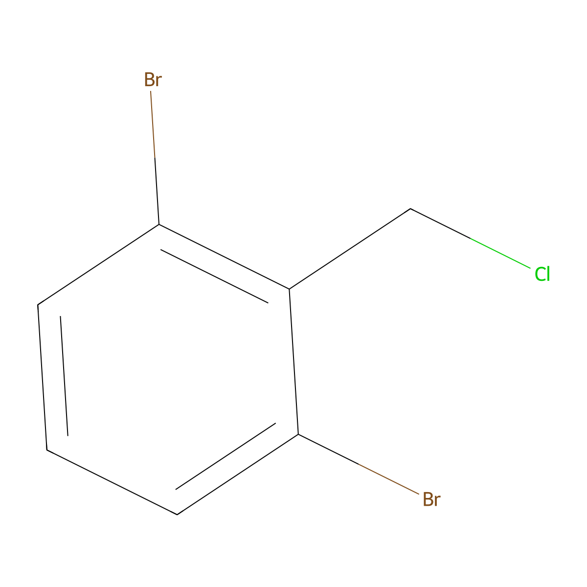 1,3-Dibromo-2-(chloromethyl)benzene molecular structure, CAS 858006-31-2