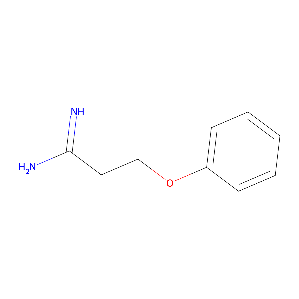3-Phenoxypropanimidamide molecular structure, CAS 858181-71-2