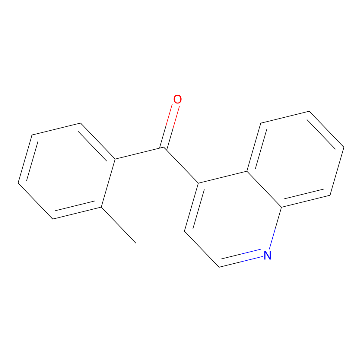 4-(2-Methylbenzoyl)quinoline molecular structure, CAS 858195-29-6