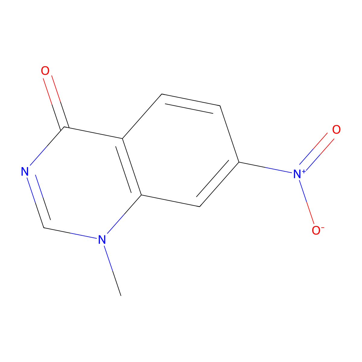 1-Methyl-7-nitro-1H-quinazolin-4-one molecular structure, CAS 858236-87-0