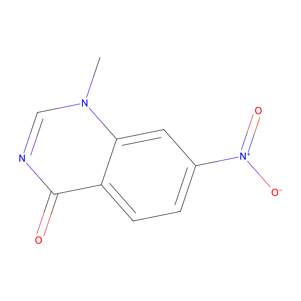 1-Methyl-7-nitro-1H-quinazolin-4-one molecular structure, CAS 858236-87-0