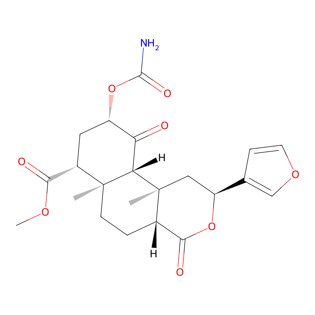 Salvinorin A Carbamate molecular structure, CAS 858345-57-0