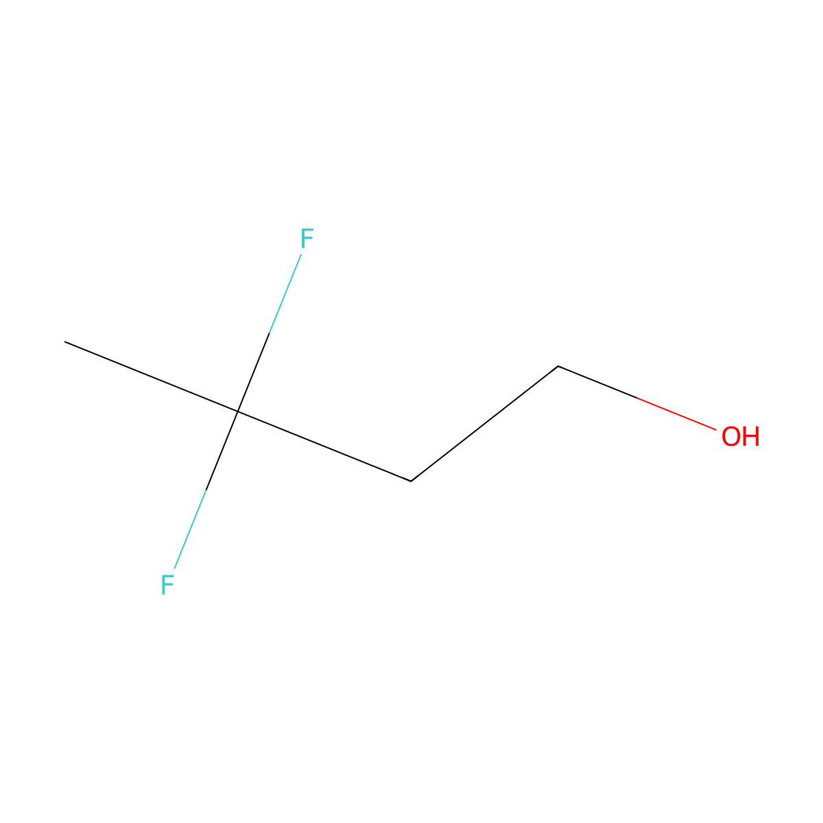 3,3-Difluorobutan-1-ol molecular structure, CAS 858359-36-1