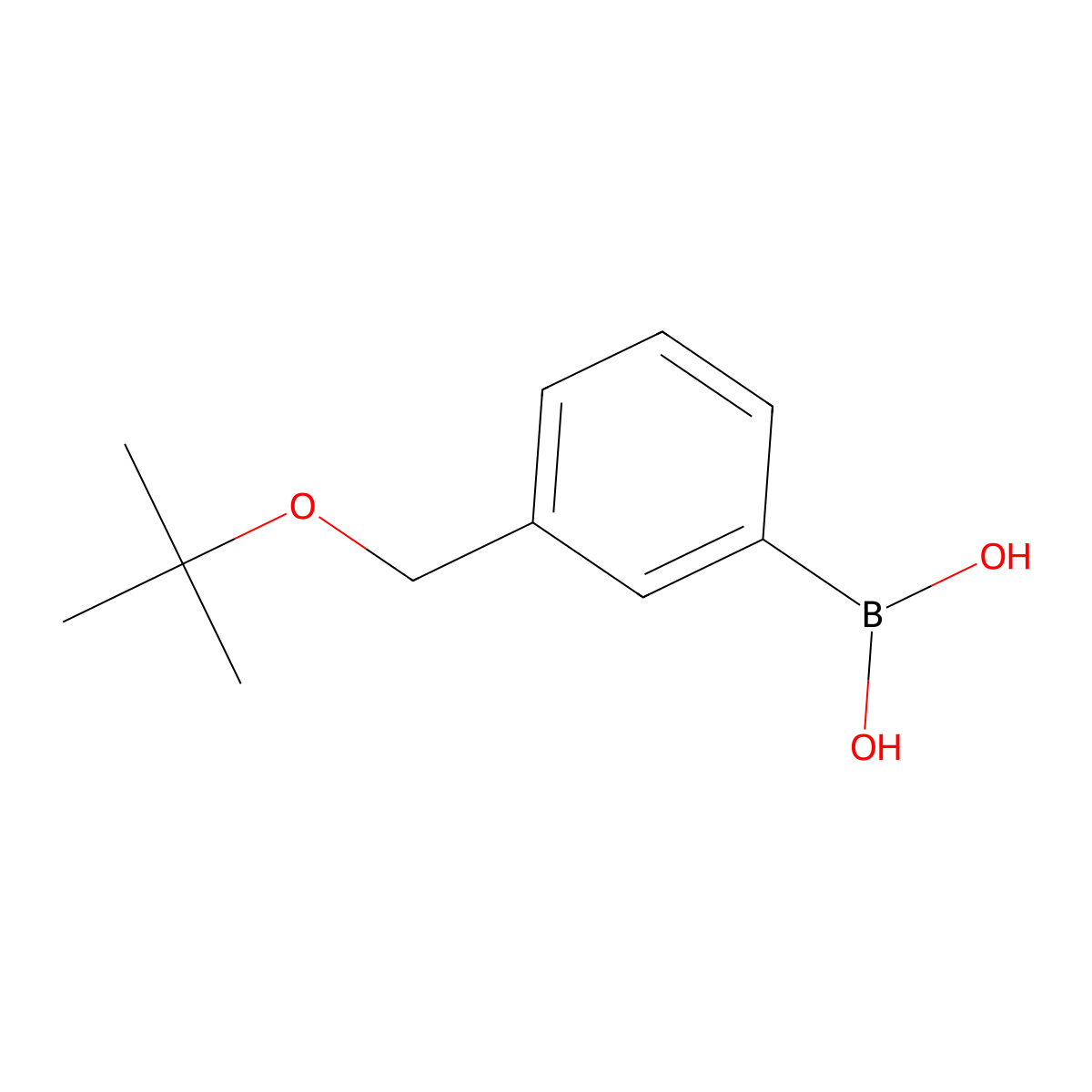 3-tert-Butoxymethylphenylboronic acid molecular structure, CAS 858364-78-0