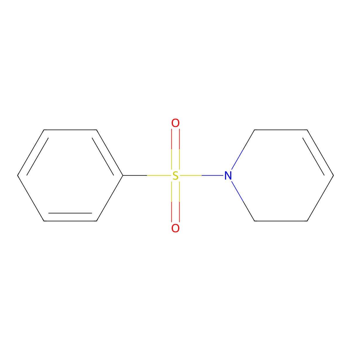 1-(Phenylsulfonyl)-1,2,3,6-tetrahydropyridine molecular structure, CAS 85838-93-3