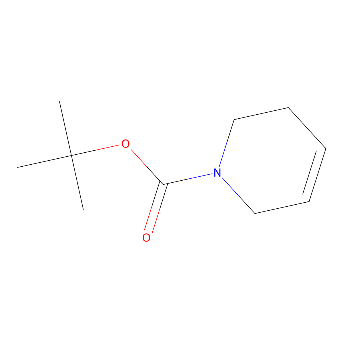 tert-Butyl 3,6-dihydropyridine-1(2H)-carboxylate molecular structure, CAS 85838-94-4