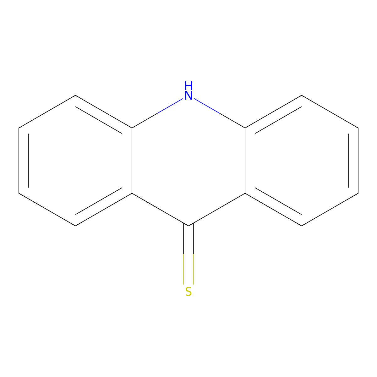 Thioacridone molecular structure, CAS 85842-92-8