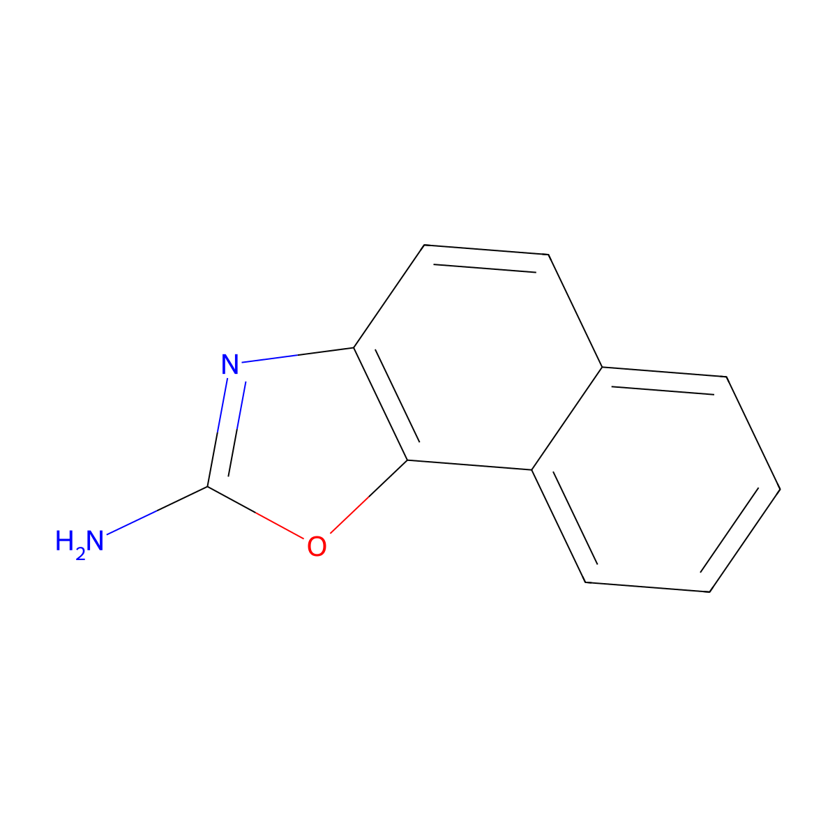 Naphtho[2,1-D][1,3]oxazol-2-amine molecular structure, CAS 858432-37-8