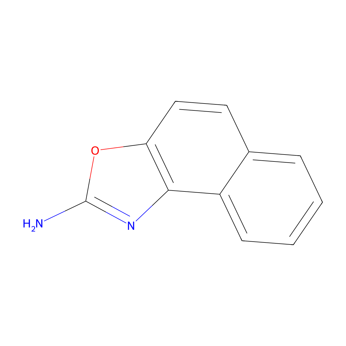 Naphtho[1,2-d]oxazol-2-ylamine molecular structure, CAS 858432-45-8