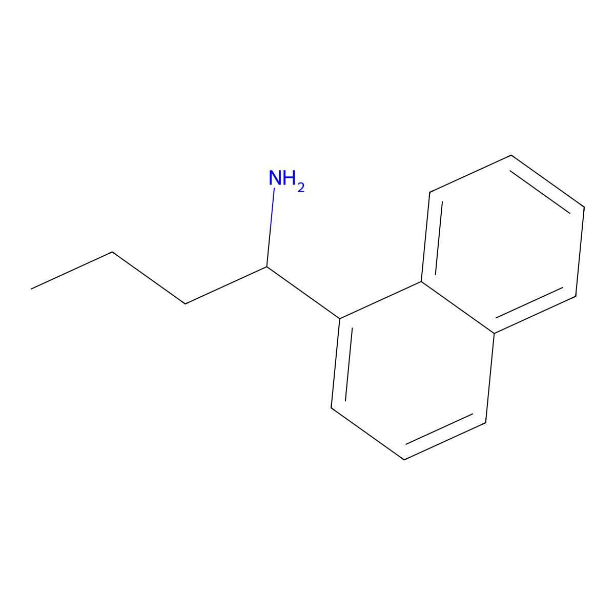1-(Naphthalen-1-YL)butan-1-amine molecular structure, CAS 858435-02-6