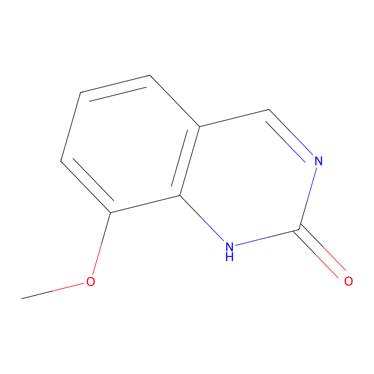 8-Methoxyquinazolin-2(1H)-one molecular structure, CAS 858452-80-9