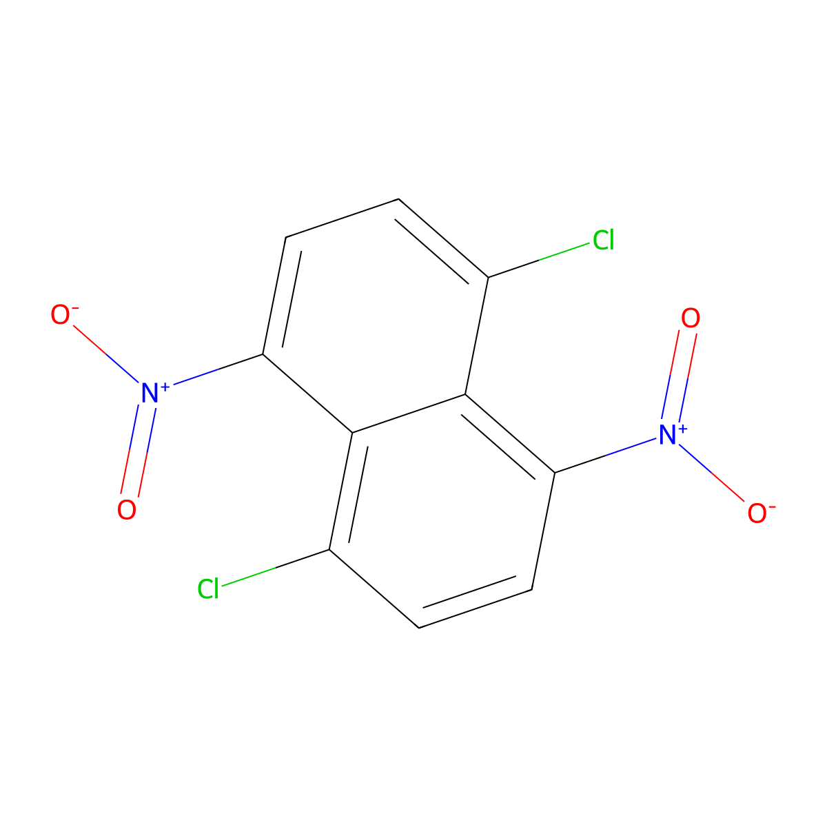 4,8-Dichloro-1,5-dinitronaphthalene molecular structure, CAS 858457-98-4