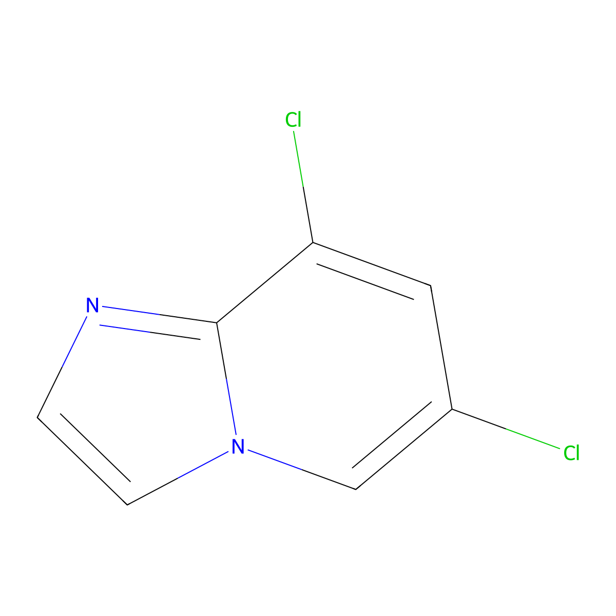 6,8-Dichloroimidazo[1,2-a]pyridine molecular structure, CAS 858516-69-5