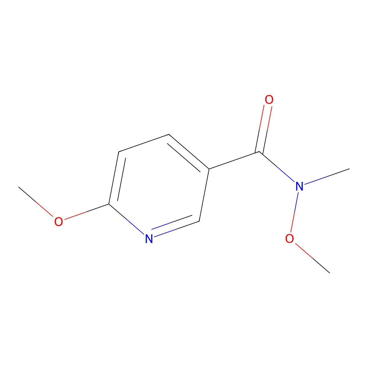 N,6-dimethoxy-N-methylnicotinamide molecular structure, CAS 858600-08-5