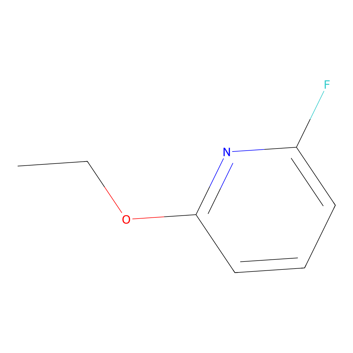 2-Ethoxy-6-fluoropyridine molecular structure, CAS 858675-60-2