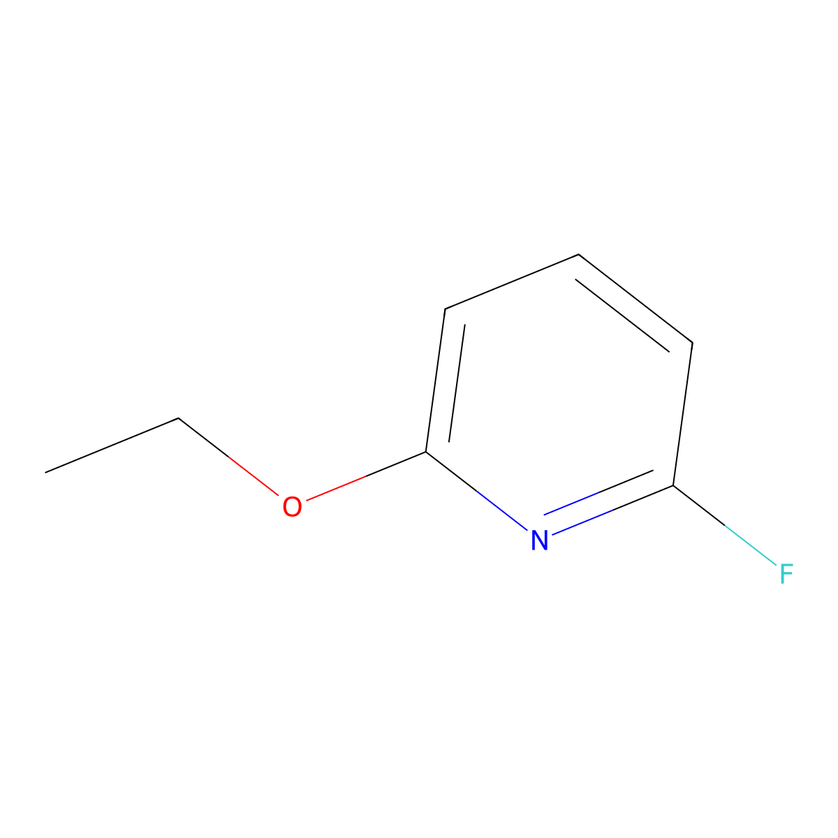 2-Ethoxy-6-fluoropyridine molecular structure, CAS 858675-60-2