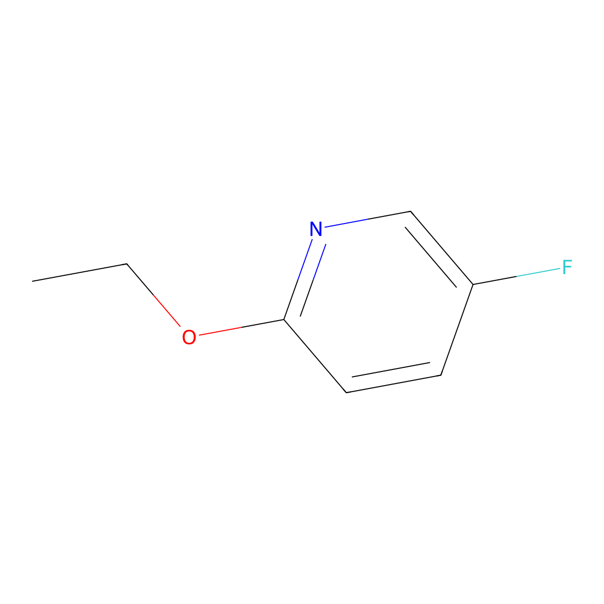 2-Ethoxy-5-fluoropyridine molecular structure, CAS 858675-61-3
