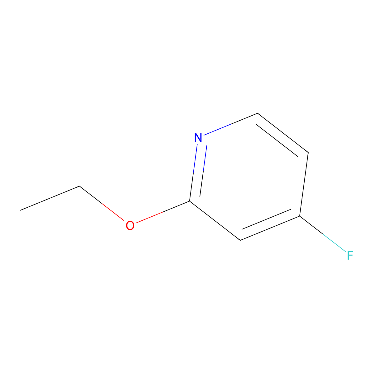 2-Ethoxy-4-fluoropyridine molecular structure, CAS 858675-62-4