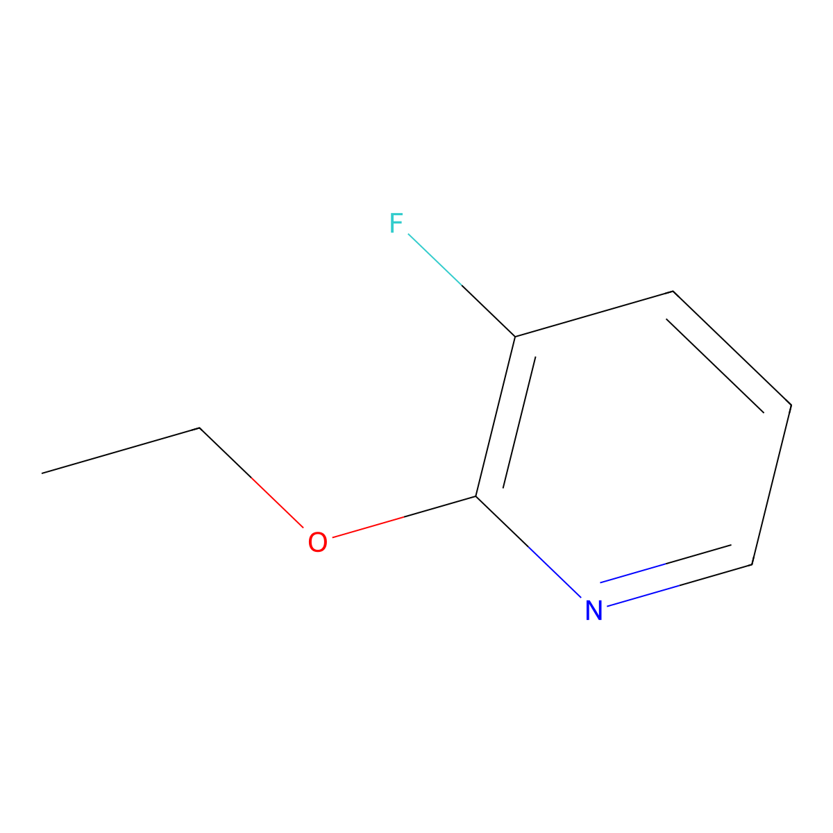 2-Ethoxy-3-fluoropyridine molecular structure, CAS 858675-63-5