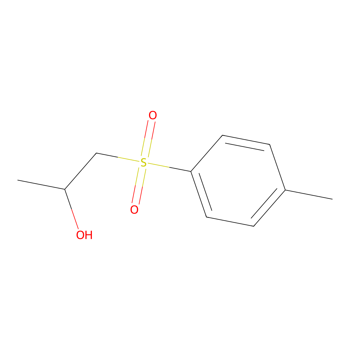 1-(4-Methylbenzenesulfonyl)propan-2-ol molecular structure, CAS 85870-05-9