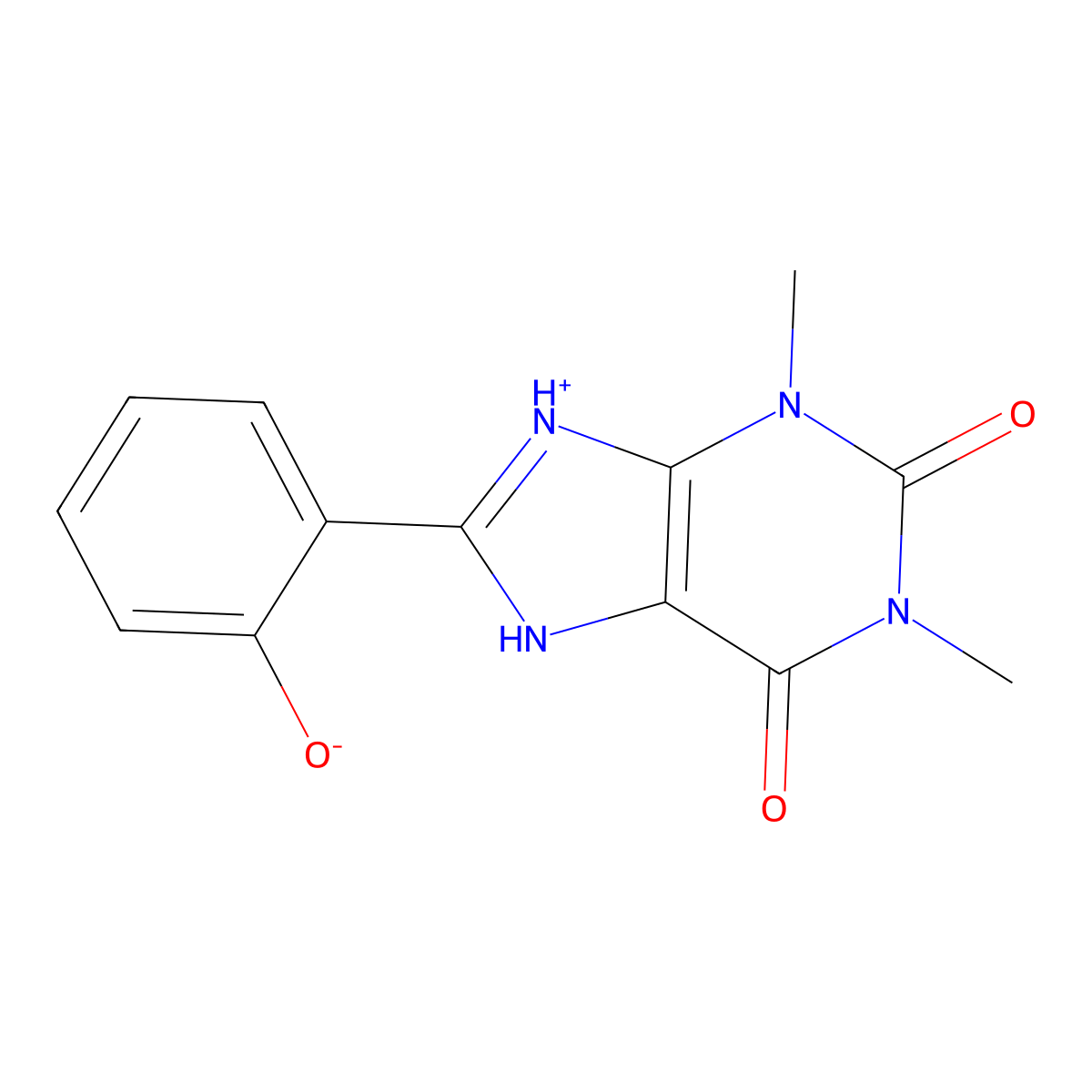 8-(2-Hydroxy-phenyl)-1,3-dimethyl-3,7-dihydro-purine-2,6-dione molecular structure, CAS 85872-57-7