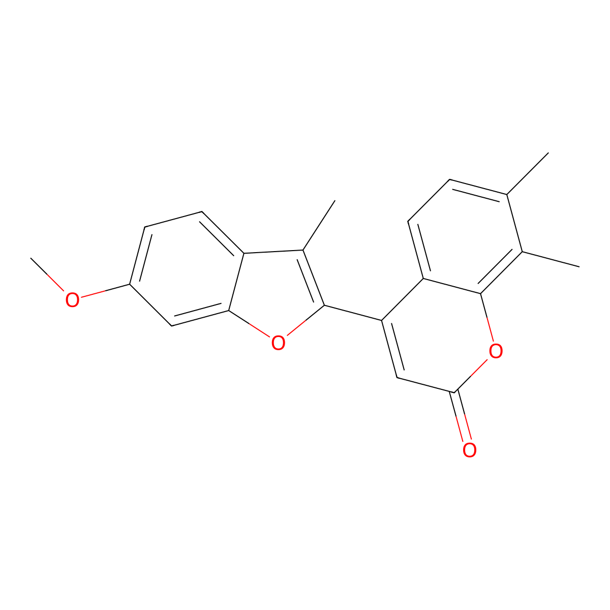 4-(6-methoxy-3-methylbenzofuran-2-yl)-7,8-dimethyl-2H-chromen-2-one molecular structure, CAS 858763-73-2