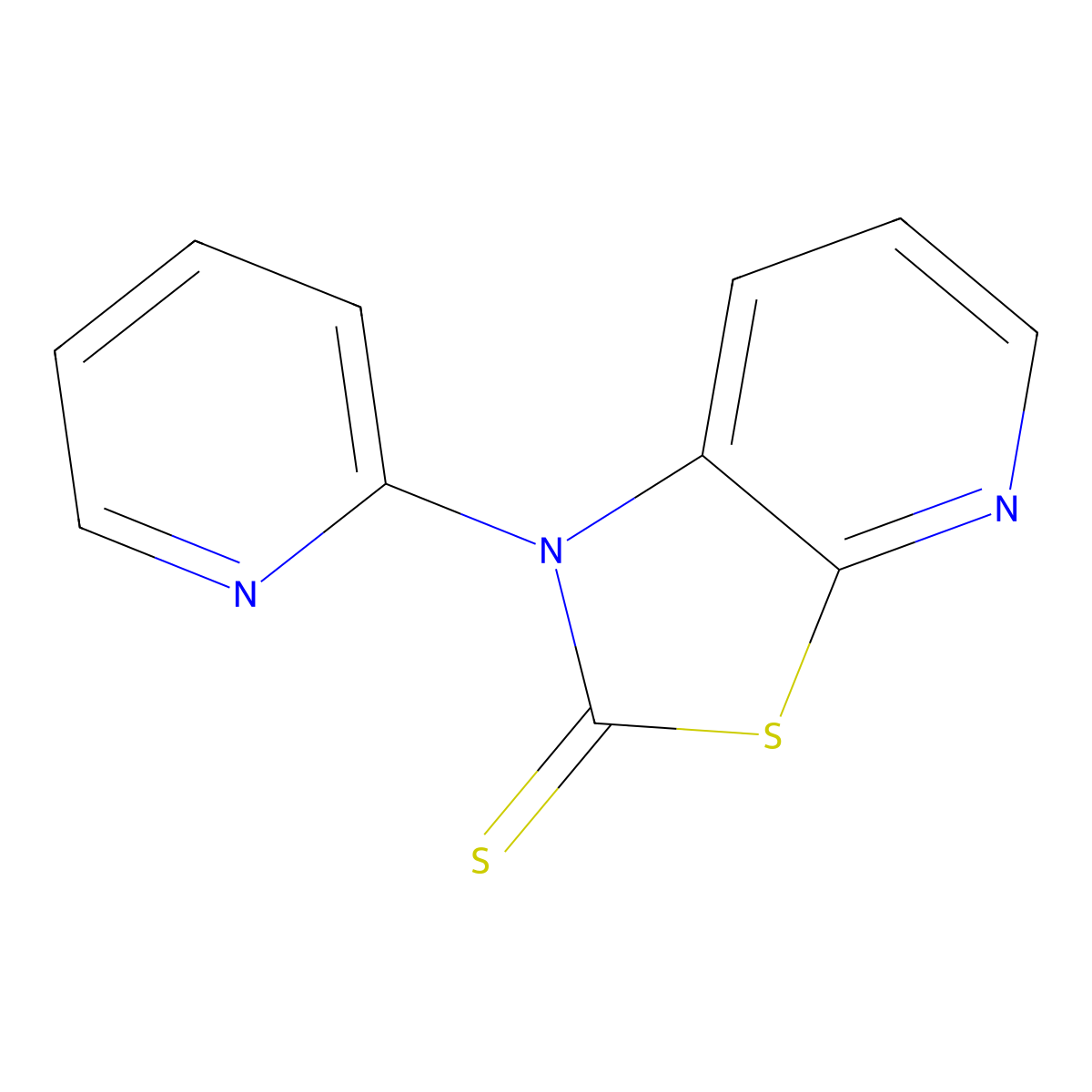 1-(2-pyridinyl)[1,3]thiazolo[5,4-b]pyridine-2(1H)-thione molecular structure, CAS 85877-80-1