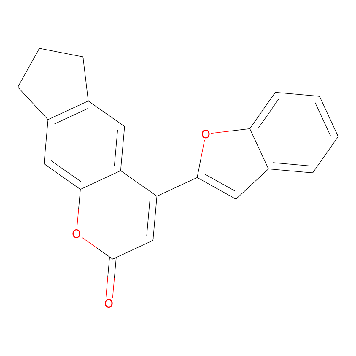 4-(1-benzofuran-2-yl)-7,8-dihydrocyclopenta[g]chromen-2(6H)-one molecular structure, CAS 858770-61-3