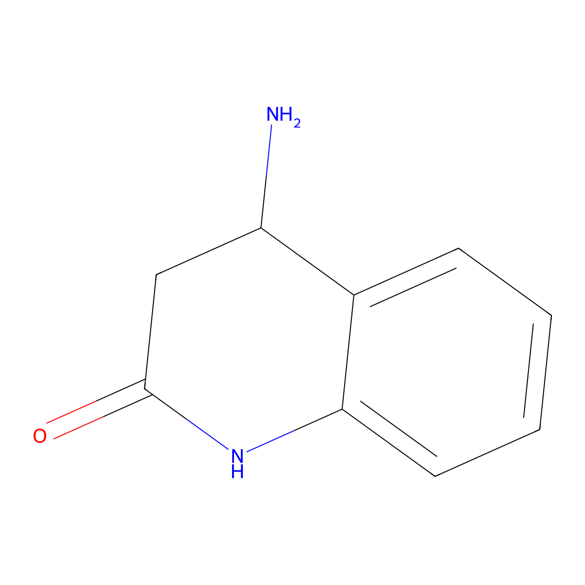 4-Amino-3,4-dihydroquinolin-2(1H)-one molecular structure, CAS 858783-30-9