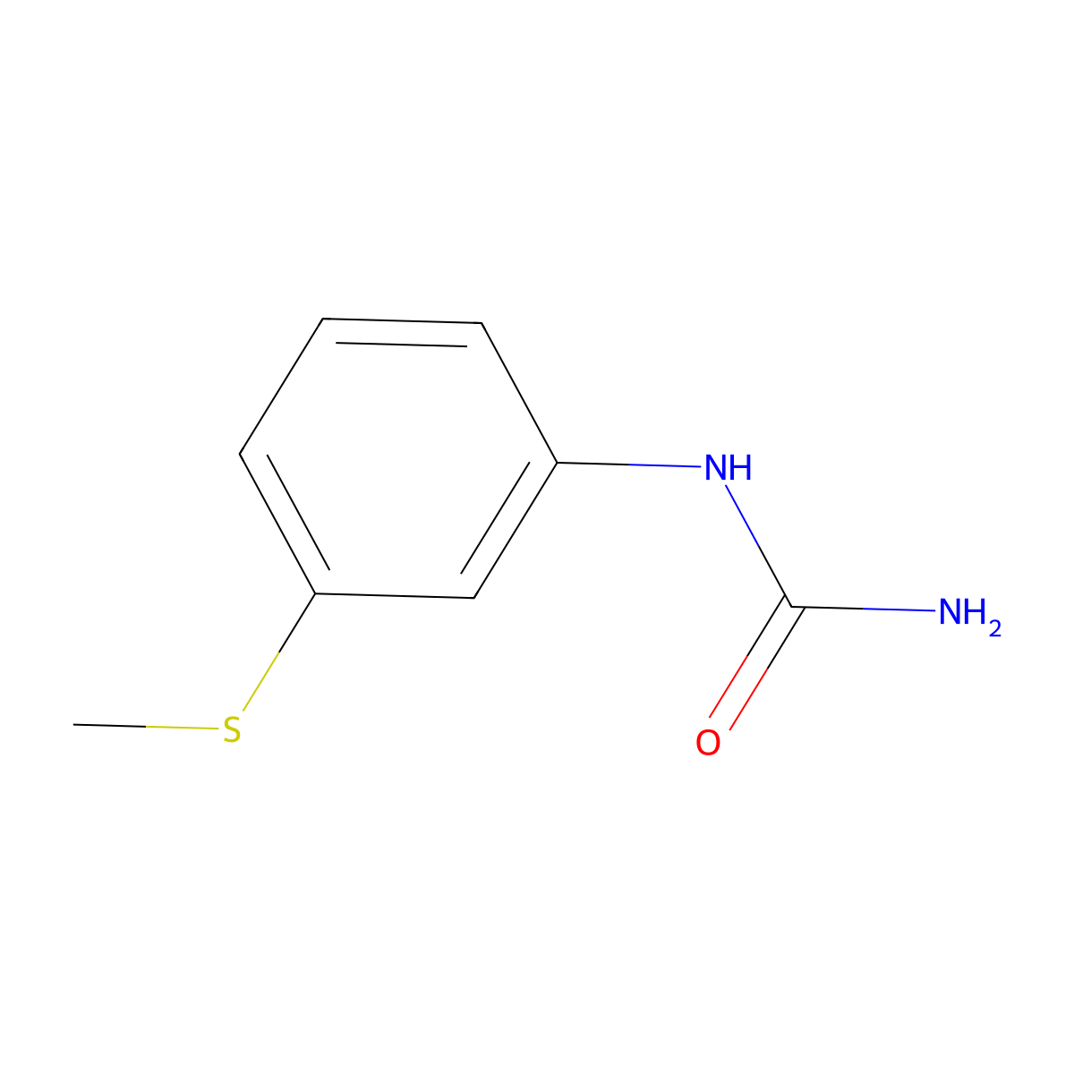 3-(Methylthio)phenylurea molecular structure, CAS 85879-21-6